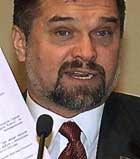 Oleksandr Zadorozhnij, (f. 26.6.60), siden 2001 prsident Kutjmas reprsentant i parlamentet