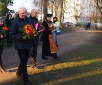 Shevchenko-monumentet, Blomsternedlæggelse. 09.03.16
