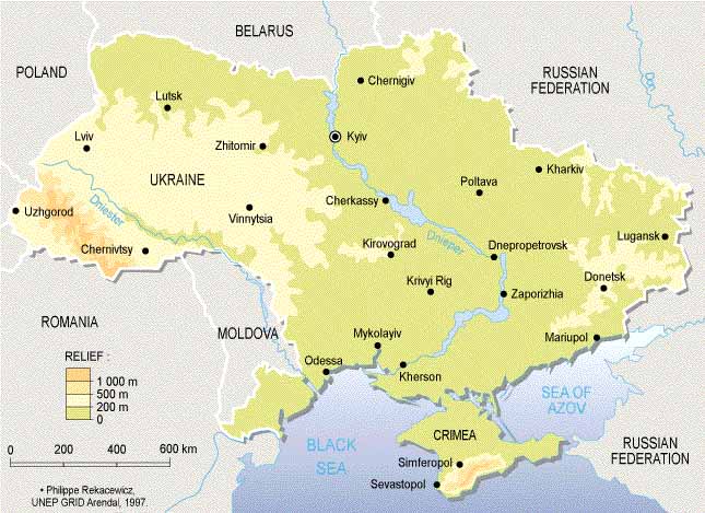 kort over ukraine Kort Over Ukraine kort over ukraine